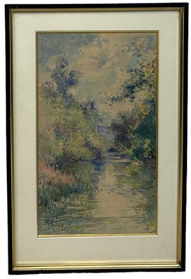 Lot 296 - A FRENCH WATERCOLOUR PAINTING ON PAPER...