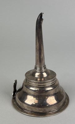 Lot 269 - A GEORGIAN SILVER WINE FUNNEL