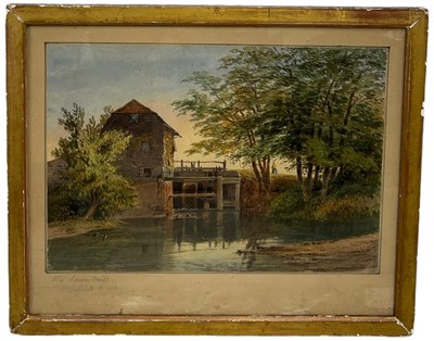 Lot 322 - A 19TH CENTURY WATERCOLOUR PAINTING ON PAPER...