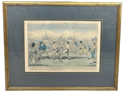 Lot 365 - BOXING / PUGILIST INTEREST: GEORGE CRUIKSHANK...