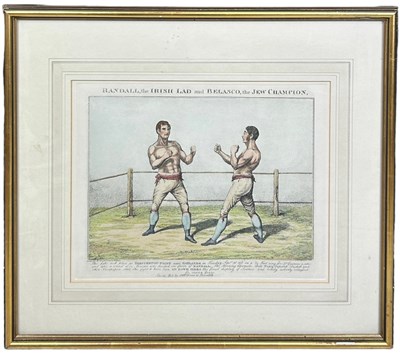 Lot 367 - JUDAICA BOXING / PUGILIST INTEREST: A HAND...