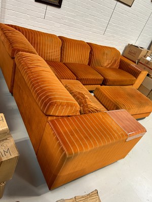 Lot 470 - HOWARD KEITH: A LARGE SECTIONAL CORNER SOFA...