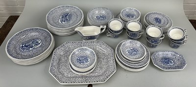 Lot 1263 - AN ADAMS CHINESE BIRD DINNER SERVICE (QTY)