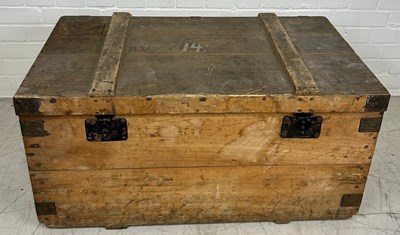 Lot 17 - A 19TH CENTURY LOUIS VUITTON PACKING TRUNK...