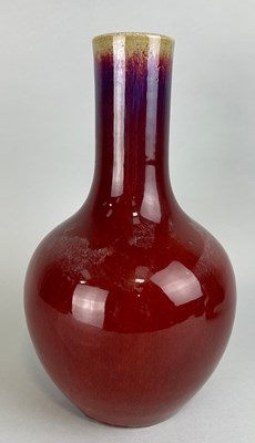 Lot 51 - A CHINESE SANG DE BOEUF VASE, 

34cm x 18cm