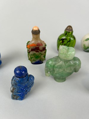 Lot 57 - A COLLECTION TWENTY CHINESE SNUFF BOTTLES TO...