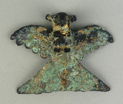 Lot 101 - A PRE-COLUMBIAN TUMBAGA AVIAN PENDANT, 

From...