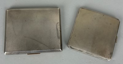 Lot 151 - TWO SILVER CIGARETTE CASES, 

Weigh: 289gms