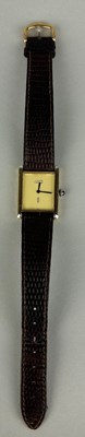 Lot 158 - A GENTLEMAN'S MUST DE CARTIER WRISTWATCH,...