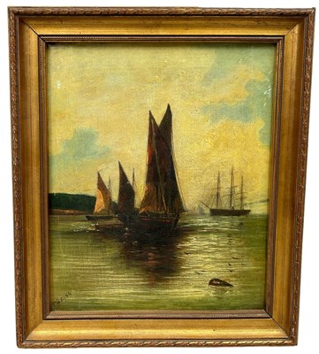 Lot 276 - A VICTORIAN OIL ON CANVAS PAINTING DEPICTING...