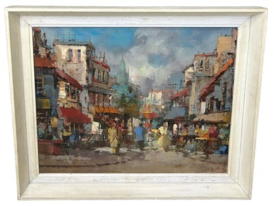 Lot 289 - PAUL ROMIER (FRENCH B.1919): AN OIL ON CANVAS...