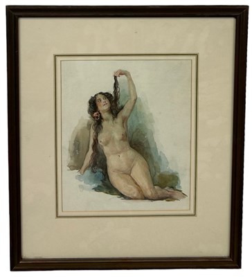 Lot 294 - JOHN EDWARD GOODALL (1853-1920): A WATERCOLOUR...