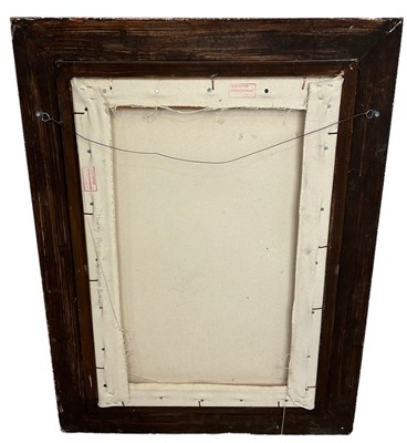 Lot 329 - JULIAN BETTNEY: AN OIL ON CANVAVS PAINTING...