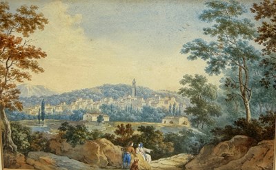 Lot 350 - JOSEPH SHRANZ (MALTESE 1803-1866): A VIEW OF A...