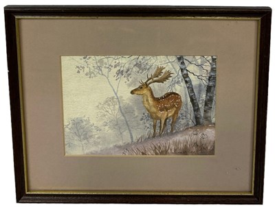 Lot 354 - A WATERCOLOUR PAINTING AND DRAWING ON PAPER...