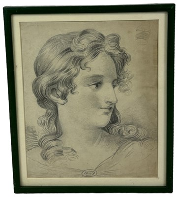 Lot 355 - AN EARLY AND FINE PENCIL DRAWING DEPICTING A...