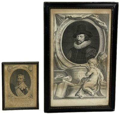 Lot 384 - AN 18TH CENTURY ENGRAVING DEPICTING LORD...