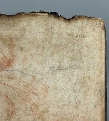 Lot 516 - CIRCLE OF CRISTOFORO RONCALLI (ITALIAN 1552-1626): A RED CHALK DRAWING OF A CHILD'S FACE