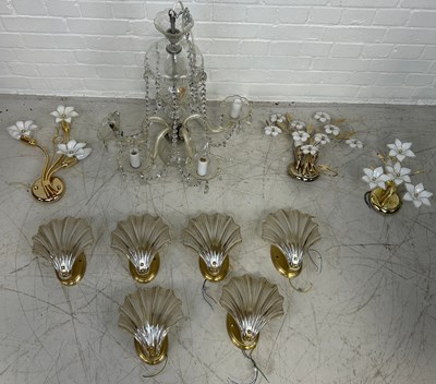 Lot 607 - A COLLECTION OF LIGHTING TO INCLUDE SIX...