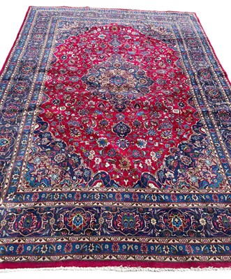 Lot 610B - A LARGE PERSIAN DESIGN CARPET, 

340cm x 234cm