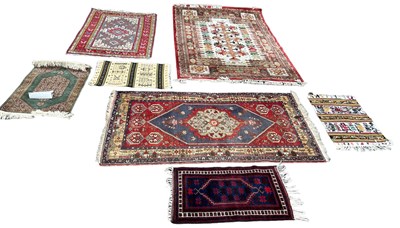 Lot 611 - A COLLECTION OF RUGS AND CARPETS, 

Largest...