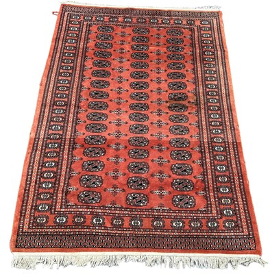 Lot 613 - A PERSIAN DESIGN CARPET, 

185cm x 130cm