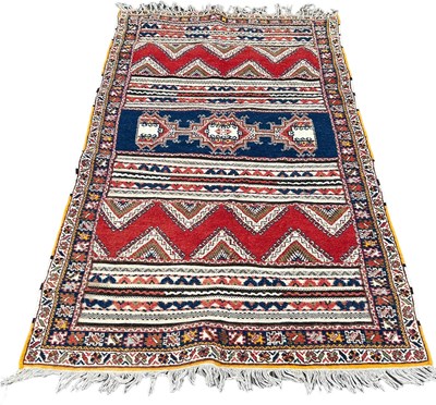 Lot 614 - A PERSIAN DESIGN WOOL CARPET, 

250cm x 155cm