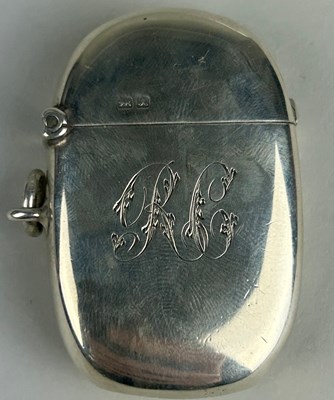 Lot 57 - A SILVER VESTA CASE MARKED CHESTER...