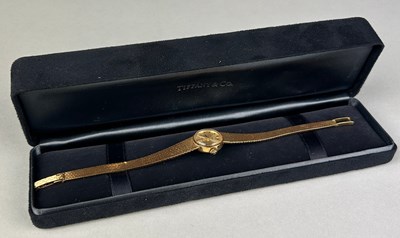 Lot 69 - AN OMEGA GENEVE 14CT GOLD LADIES...