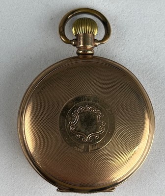 Lot 73A - A WALTHAM USA ROLLED GOLD POCKET WATCH,...